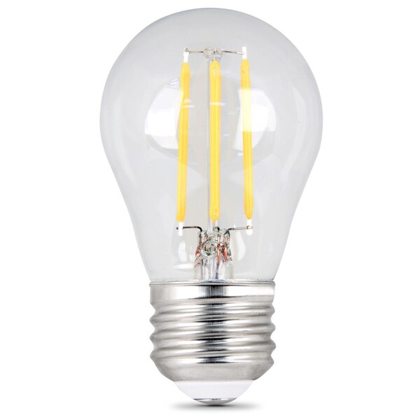 A15 E26 Medium Filament LED Bulb Soft White 40 Watt Equivalence 1 Pk, 6PK